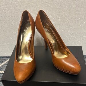 Coach Women's Brown Leather Heels